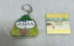 ちいかわ ラメアクリルキーホルダー　うさぎシール付き