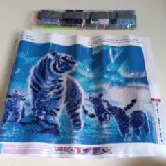 ダイヤモンドビーズアート キット トラ
