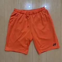 ヨネックス　オレンジ バドミントン ショートパンツ