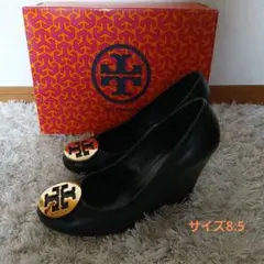 TORY BURCH ウェッジソール パンプス ブラックのサムネイル