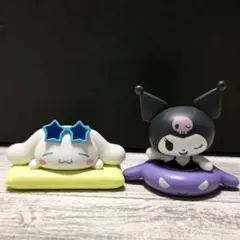 ③サンリオキャラクターズ　みんなでプール　フィギュア　２種セット
