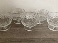 ☆ パフェ アイスクリーム かき氷 デザートグラス カップ 脚付 昭和レトロ ☆