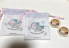 にゃんにゃんにゃんこ プチ巾着 ミニアクリルブロック