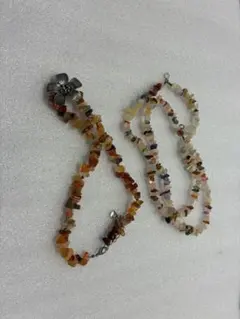 【天然石】ネックレス2点セット