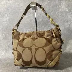 COACH Carly signature shoulder bag y2k