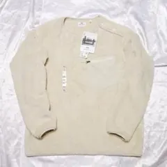 タグ付き未使用 ユニクロ エンジニアドガーメンツ フリースプルオーバー XL 白