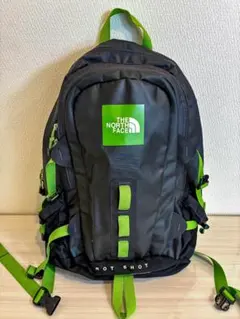 THE NORTH FACE HOT SHOT バックパック ブラック×グリーン