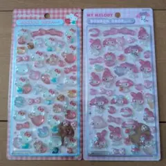 ボンボンドロップシール ♪ 第二弾 ハローキティ 赤 マイメロディ