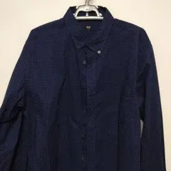 【UNIQLO】エクストラファインコットンブロードシャツ ボタンダウン