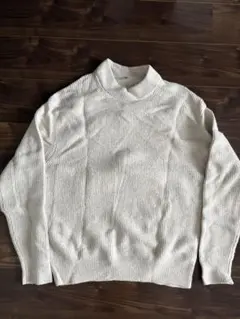 UNIQLO アイボリー ハイネックセーター M