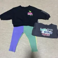 ブリーズ　プリントトレーナー　カラーパンツ