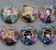 イオン 鬼滅の刃 缶バッジ 6個セット