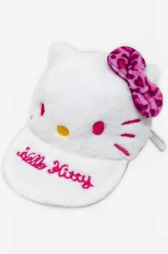 ハローキティ キャップ型 ポーチ ピンクヒョウ柄