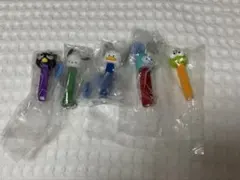PEZ × はぴだんぶい ボールチェーン マスコット 全 6種 セット