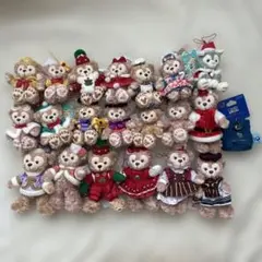 Disney ダッフィー シェリーメイ キーホルダー ぬいぐるみ バッジ