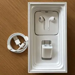 iPhone 充電ケーブル アダプター イヤホン 純正品　正規品 付属品 3点