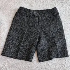 BOSCH ボッシュ　ラメツイード　ショートパンツ　ブラック　36
