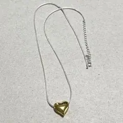 ハートモチーフネックレス silver925 新品未使用