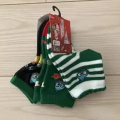 サンリオ　ハンギョドン　クリスマス　クルー丈ソックス　3足セット　9〜15㎝