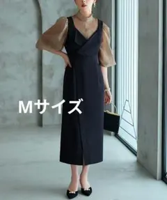 【完売品】ルイルエブティック シアーレイヤード風ワンピースドレス 結婚式