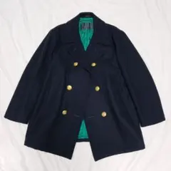 極美品✨️NEXT STAGE　ピーコート　ネイビー　金ボタン　ダブル　L
