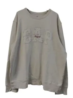 GAP ギャップ オフホワイト フロントロゴ スウェット XL