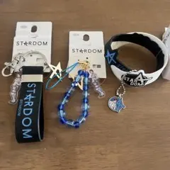 安納サオリBIGアクリルスタンド＋4個セット【新品】STARDOM くじ