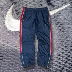 00s NIKE ナイロンパンツ ドローコード バギーワイド M 平成 y2k