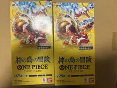 テープ付き ワンピースカードゲーム 神の島の冒険 2BOX - メルカリ