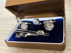 カフスボタン ネクタイピン タイタック アクセサリーセット プレゼントに♪