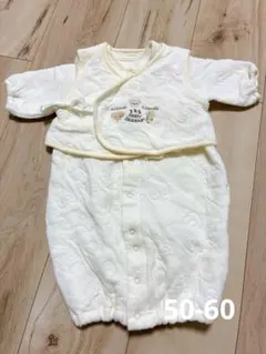 バースデイ　キルティング　ベスト付きカバーオール　2wayオール　5060 動物