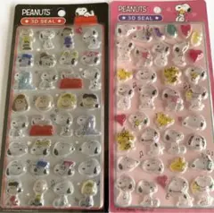 PEANUTS ピーナッツ スヌーピー 3D シール