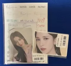 MISAMO オンラインくじ　デコステッカー　トレカ　サナ② ミナ③