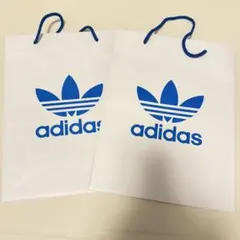 adidas アディダスショップ袋 2枚セット