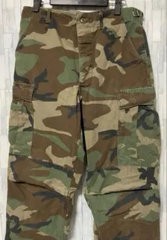 米軍放出品　85年度　ウッドランド　迷彩　BDU S-L コンバットパンツ