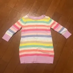GAP ストライプニットワンピース 12m-18m 80cm