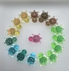 【売りつくしSALE】亀ミニチュア フィギュア 16個セットNo.1(1.5㎝)