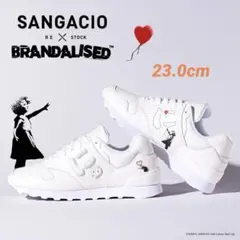 にゅーず バンクシー SANGACIO スニーカー23.0cmのサムネイル
