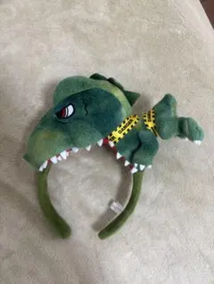 恐竜カチューシャ DANGERテープ付き