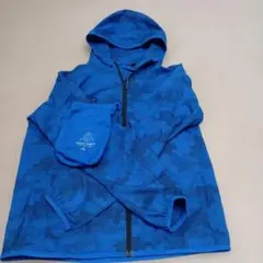 【即購入可】キッズ ポケッタブルパーカ ネイビー 150