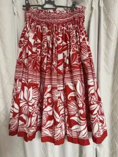 パウスカート レッド ホワイト ALOHA FABRICSのサムネイル