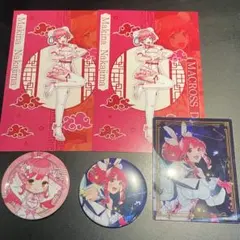 マクロス万博　マクロスデルタ　背景付きアクリルスタンド　5種類セット マクロス万博 マクロスデルタ 背景付きアクリルスタンド 5種類セット