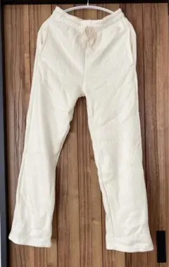 【美品】大人気！　裏起毛　履く毛布　ワイドパンツ　M