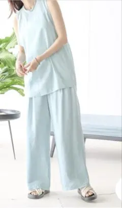 新品LEPSIM 2タックストレートワイドパンツ