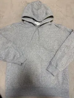 グレー　フード付きパーカー　GU