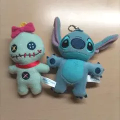 ディズニー スティッチ スクランプ キーホルダーセット