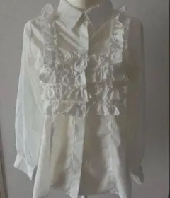 GRL フリルシャツ ブラウス グレイル