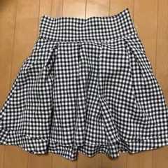 アプレジュール チェック ミニスカート