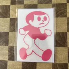飛び出し坊や　とび太くん　ステッカー　ピンクのサムネイル