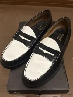 ジーエイチバス ペニー ローファー GHBASS 本革 モーガン蔵人 黒白
